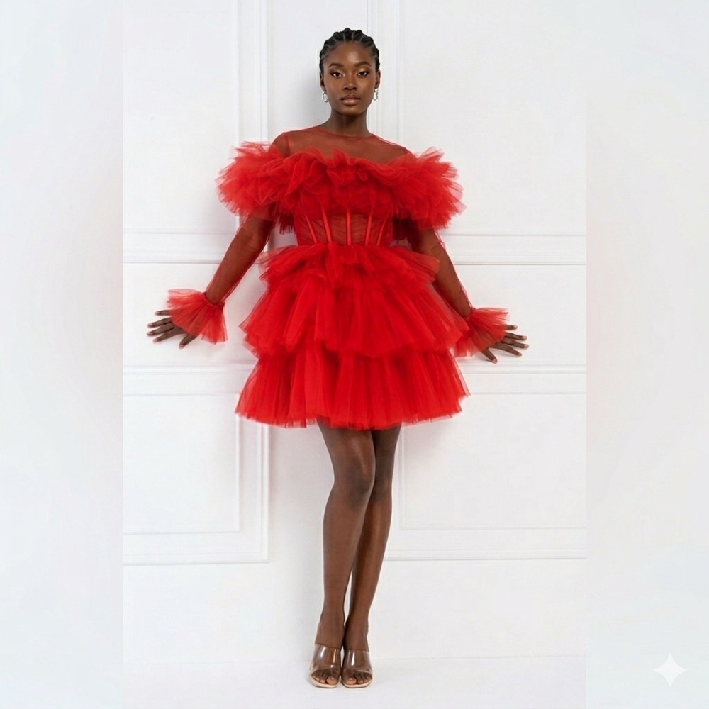 Tulle Mini Dress